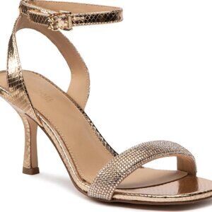 Michael Kors Carrie High Heel in Pale Gold